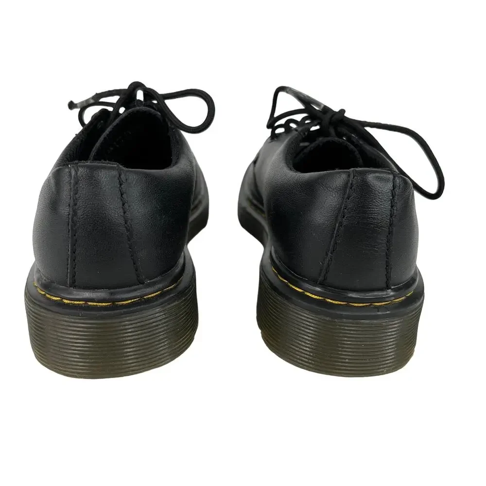 Dr. Martens Junior 1461 Softy T Leather Shoes 13 Black Leather Doc Martens